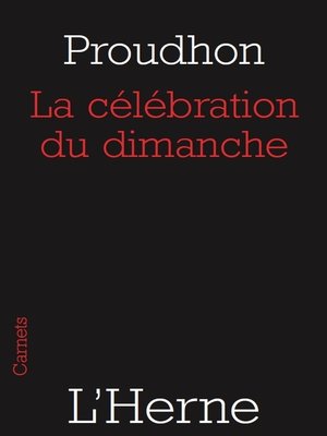 cover image of La célébration du dimanche